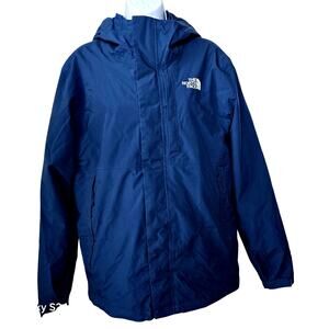 The North Face Carto Triclimate Jacket Blue Waterproof Insulated Coat Men's M